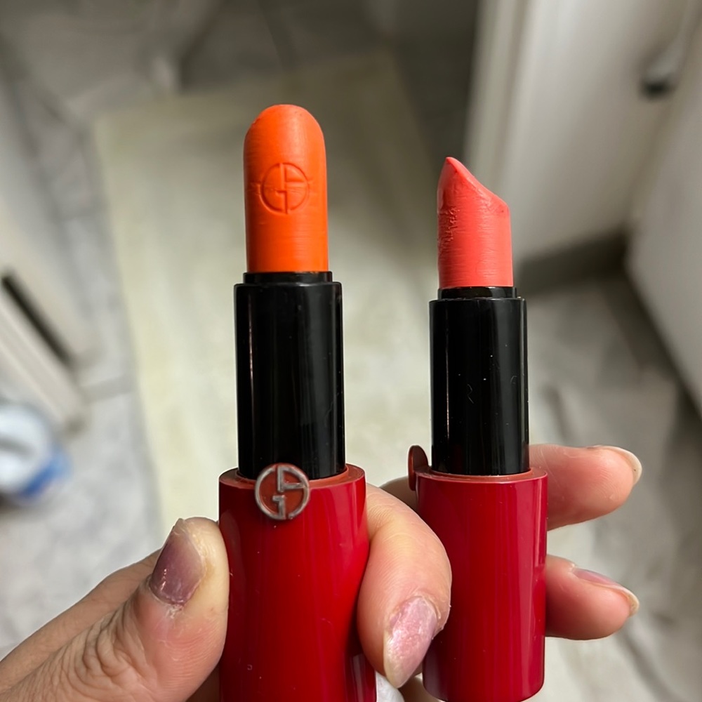 Giorgio Armani lipsticks 307& 302